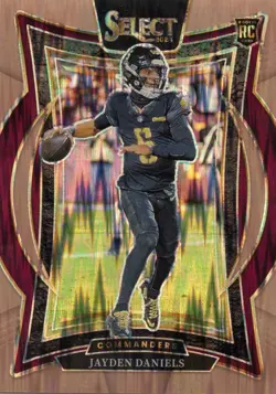 Jayden Daniels RC, Concourse-Copper Shock /299 #26 - 2024 Panini Select - Image 1