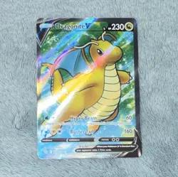 Dragonite V 076/078 Pokemon GO Full Art Holo English 230 HP Ultra Rare - Image 1
