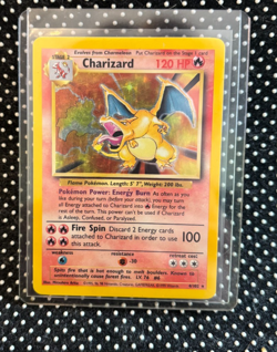 1999 Pokemon Charizard Base Set Holo Rare Unlimited 4/102 1999 - Image 1