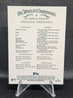 2024 Topps Allen & Ginter Chrome SP #62 Freddie Freeman Los Angeles Dodgers - Image 2
