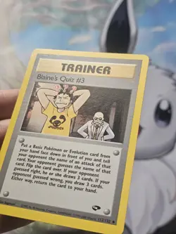 Pokemon TCG Blaine’s Quiz #3 Gym Challenge 112/132 Regular LP Pokemon Card - Image 3