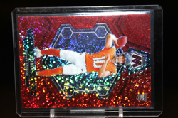 2024 Panini Mosaic Bo Nix Red Sparkle Prizm RC #312 Broncos Rookie SSP - Image 1