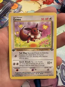 Pokemon TCG Eevee 51/64 Jungle 1st First Edition - Image 2