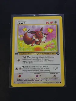 Pokemon TCG - Eevee 51/64 Jungle 1st Edition - Image 1