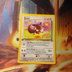 Pokemon TCG Eevee 51/64 Jungle 1st First Edition - Image 1