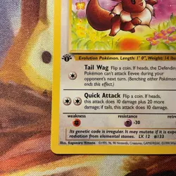 Pokemon TCG Eevee 51/64 Jungle 1st First Edition - Image 4