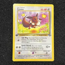 Pokemon TCG Eevee WOTC 1st Edition Jungle 51/64 - Image 1