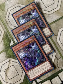 YuGiOh VANQUISH SOUL DR. MAD LOVE Secret Rare Play Set RA04-EN045 - Image 1