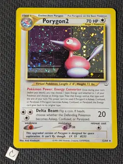 Porygon2 12/64 - Neo Revelation Unlimited Holo Rare Pokemon TCG LP VLP - Image 1