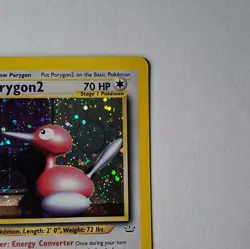 Pokemon TCG Porygon2 Neo Revelation Holo Rare 12/64 70 HP Unlimited English - Image 2
