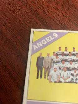 VINTAGE BASEBALL CARD 1966 TOPPS NO.131 CALIFORNIA ANGELS TEAM NM/ MINT - Image 2