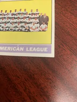 VINTAGE BASEBALL CARD 1966 TOPPS NO.131 CALIFORNIA ANGELS TEAM NM/ MINT - Image 4