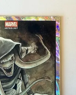 THE GOD BUTCHER #/500 2025 Panini Marvel Anthology #81 Glitch Holo (Thor GOT #5) - Image 2