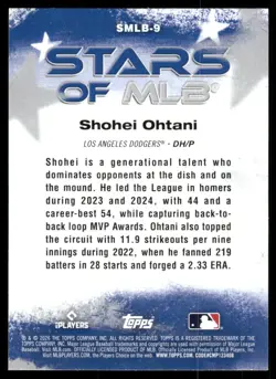 2026 Topps #SMLB-9 Shohei Ohtani Stars of MLB - Image 2