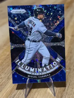 Miguel Cabrera /199 ILLUMINATION BLUE DONUT CIRCLES SP Parallel Prizm 2021 - Image 1
