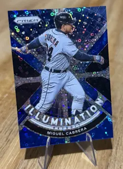 Miguel Cabrera /199 ILLUMINATION BLUE DONUT CIRCLES SP Parallel Prizm 2021 - Image 4