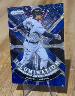 Miguel Cabrera /199 ILLUMINATION BLUE DONUT CIRCLES SP Parallel Prizm 2021 - Image 5
