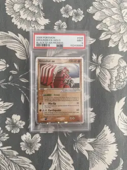 Groudon Ex 038 - Black Star Promo - PSA 9 - NEW 15 CERT - Image 1
