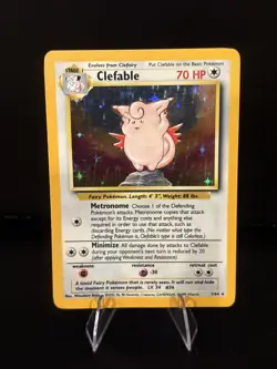 Clefable 1/64 HOLO 1999 Pokemon TCG English Jungle Set - Image 1
