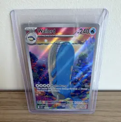 Wailord Illustration Rare 162/159 Sv09: Journey Together Holo 240 HP English - Image 1