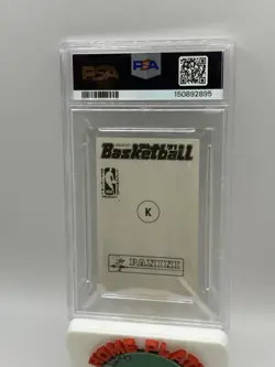 1990 Panini Sticker Michael Jordan #K Hand Cut - GEM MINT - PSA 10 - Image 2