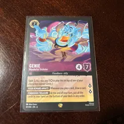 Genie - Wonderful Trickster 61/204 Azurite Sea Regular/Legendary Disney Lorcana - Image 2
