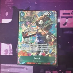 One Piece Card Game | Brook OP15-032 SR ALT ART IN-HAND | OP15 | English | NM/M - Image 1