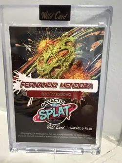 Fernando Mendoza Wild Card Galactic Splat 1/1 Rookie - Image 2