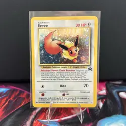 Pokemon Eevee #11 Black Star Promo Holo 11/53 Wizards WotC Vintage 2000 - Image 1