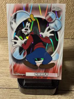2026 Topps Disney Chrome - Goofy Raywave Refractor #52 NM/M+! - Image 1