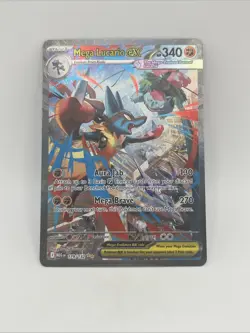 Pokemon Mega Lucario EX 179/132 Me01: Mega Evolution SAR NM Condition - Image 1