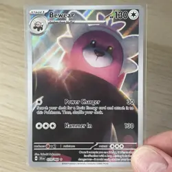 Pokemon TCG Bewear 079/064 - Illustration Rare - Shrouded Fable - NM - Image 1