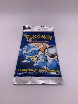Pokemon Cards Sealed UK 4th Print 1999-2000 Booster Pack Set Blastoise 21.15G - Image 2