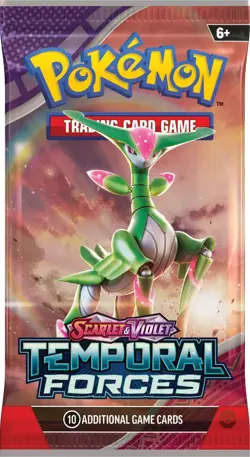 Pokemon SV Temporal Forces Booster Pack - 10 Cards / Pack - Random Art - SEALED - Image 1