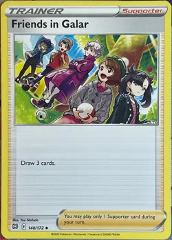 Friends in Galar - 140/172 - Brilliant Stars Pokemon 2022 - Image 1