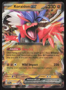 Pokemon TCG SV01: Scarlet & Violet Base Set #125/198 Koraidon ex NM - Image 1