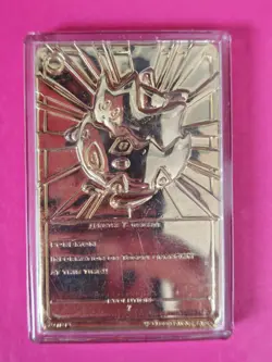 Togepi Pokemon Limited Edition Nintendo 1999 23K Gold Plated Metal Trading Card - Image 1