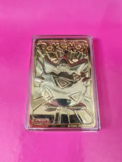 Togepi Pokemon Limited Edition Nintendo 1999 23K Gold Plated Metal Trading Card - Image 2