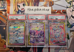 2024 POKEMON SV8a Tera Fest ex Sylveon Espeon Glaceon SAR PSA 10 SEQUENTIAL SET - Image 1