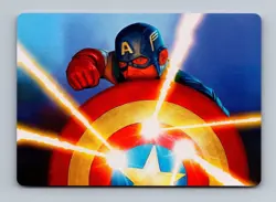Captain's Defense Art Card (41/45) Art Series MTG Marvel Super Heroes NM - Image 1
