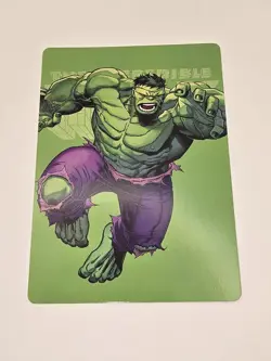 The Incredible Hulk Art Card S Art Series: Marvel Super Heroes 28 NM - Image 1