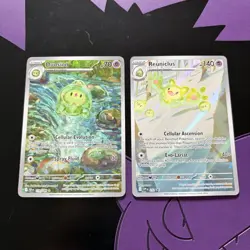 Duosion & Reuniclus Full Art Pokemon Card Lot From Blackbolt & SVP 119/086, 212 - Image 1