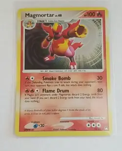Pokemon Card - Magmortar Mysterious Treasures 12/123 Holo Rare - Image 1