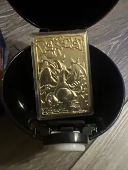 1999 Burger King Pokemon Charizard Trading Card 23K Gold Plated-No COA - Image 2