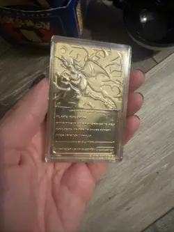 1999 Burger King Pokemon Charizard Trading Card 23K Gold Plated-No COA - Image 4