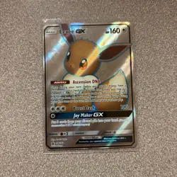 Pokemon Evee GX Card SM242 Full Art Promo Nm - Image 1
