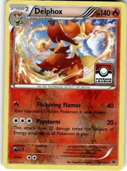 Delphox - 13/124 (Pokemon League) Promo League & Championship Cards 013/124 LP - Image 1