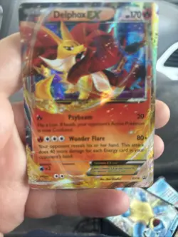 Delphox EX XY19 Holofoil Promo Rare Pokemon Card LP+ - Image 1