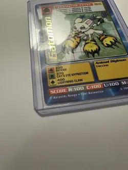 Rare Gatomon Gold Foil Digimon TGC Card 1999 - Great Condition - Image 3