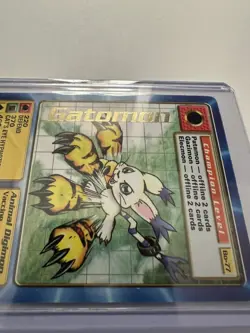 Rare Gatomon Gold Foil Digimon TGC Card 1999 - Great Condition - Image 4